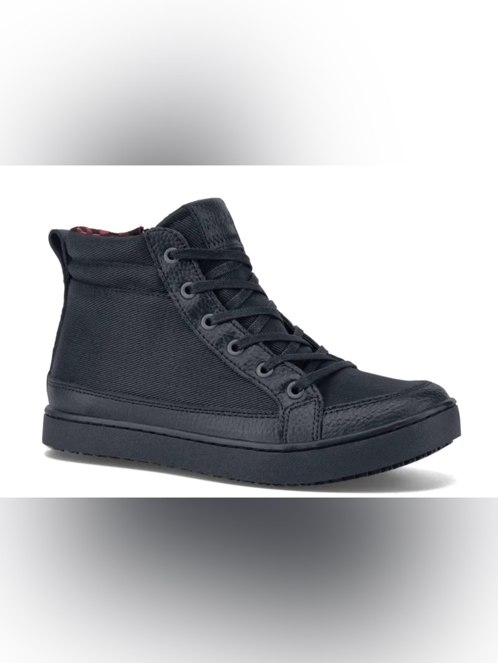 Mozo Black High-Top Canvas Lace-Up Sneakers NWT